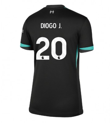 Liverpool Diogo Jota #20 Udebanetrøje Dame 2024-25 Kort ærmer